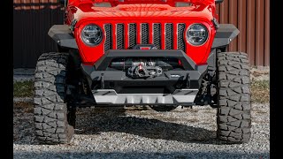 RIVAL Aluminum Front Bumper Jeep Wrangler JL JK Gladiator