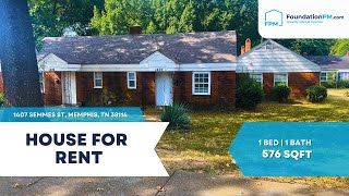 🏡 Modern 2 Bedroom Home for Rent | 1407 Semmes St, Memphis, TN 38114 | FoundationPM.com