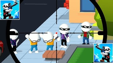 JOHNNY TRIGGER SNIPER ALL LEVELS 101 - 110 GAMEPLAY WALKTHROUGH PART 5