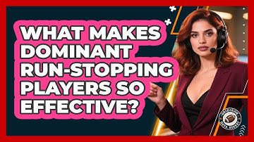 What Makes Dominant Run-stopping Players So Effective? - Gridiron Data Digest