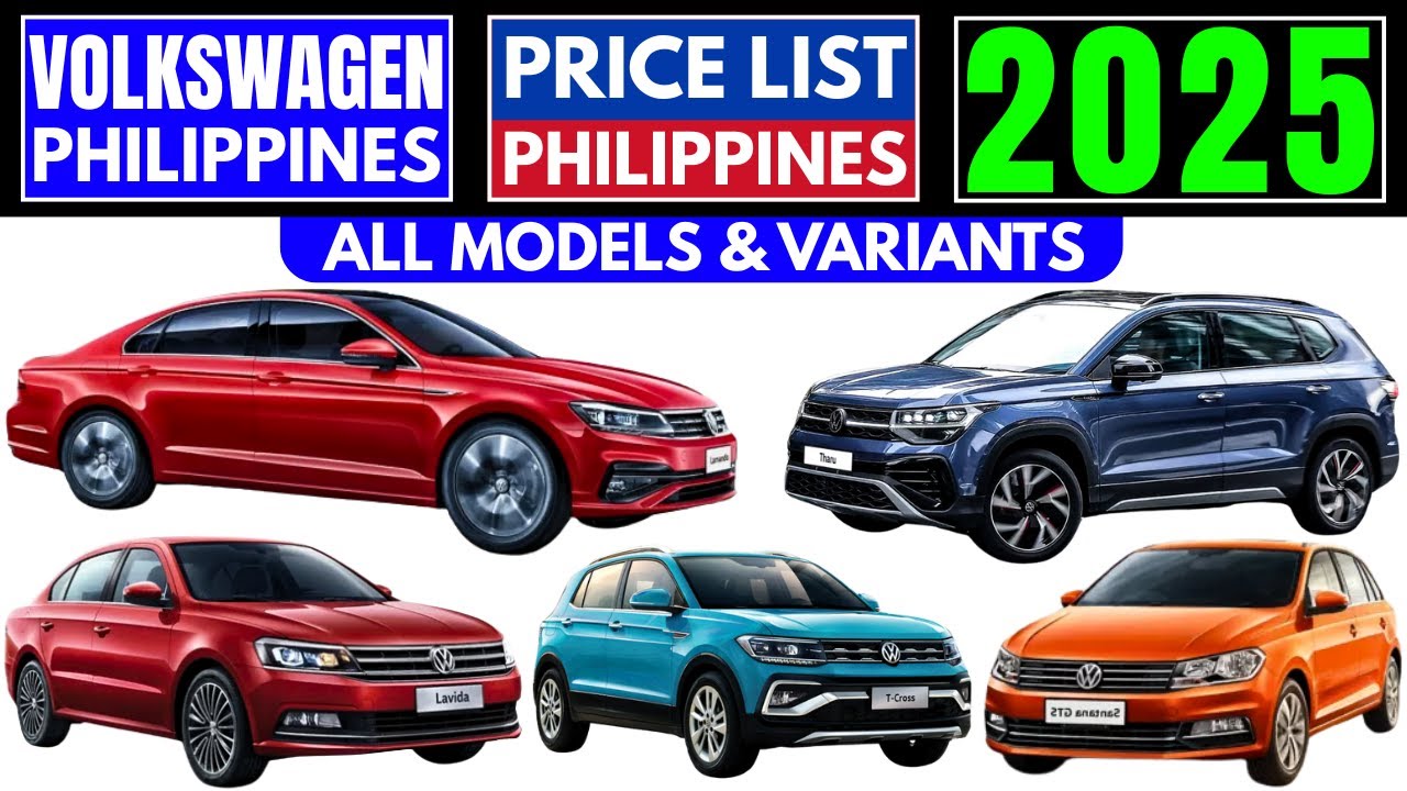 Volkswagen Philippines Price List 2025 | Lavida, Lamando, Santana GTS, T-Cross, The Tharu