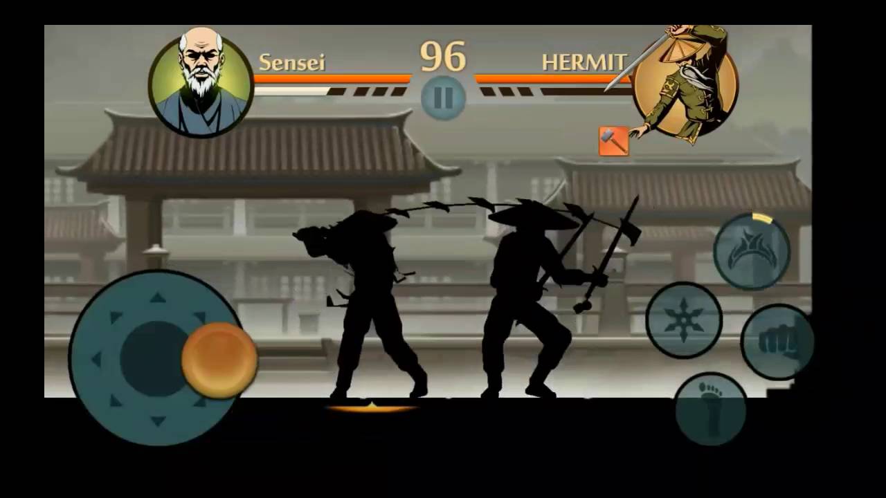 Shadow fight 2 - Sensei vs Hermit