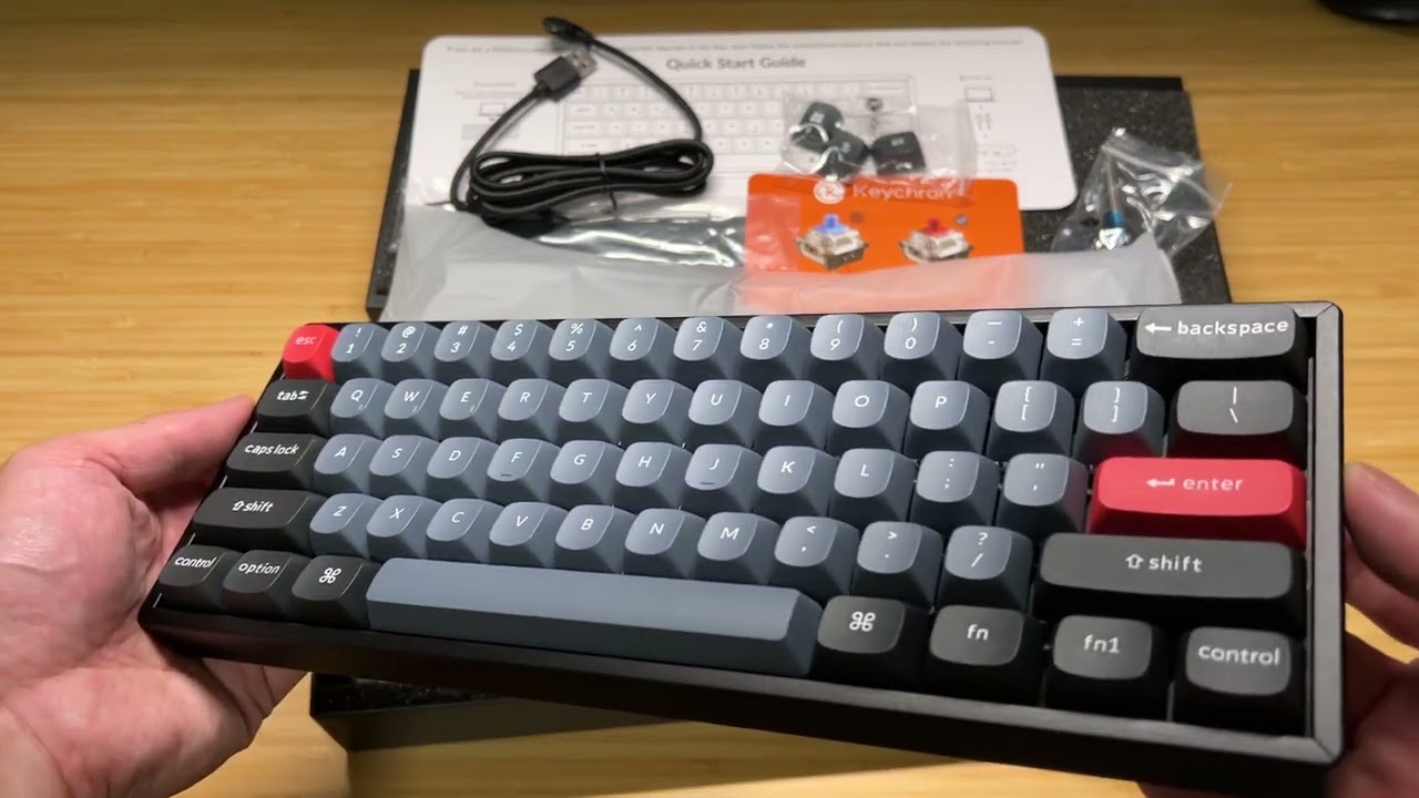 Keychron K12 Pro QMK/VIA 60% Wireless Mechanical Keyboard w/ Brown