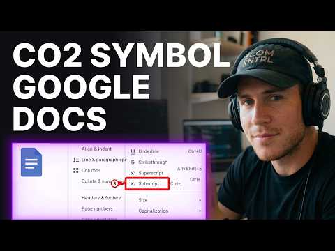 How to Write CO2 Symbol in Google Docs (2026) | Step-by-Step
