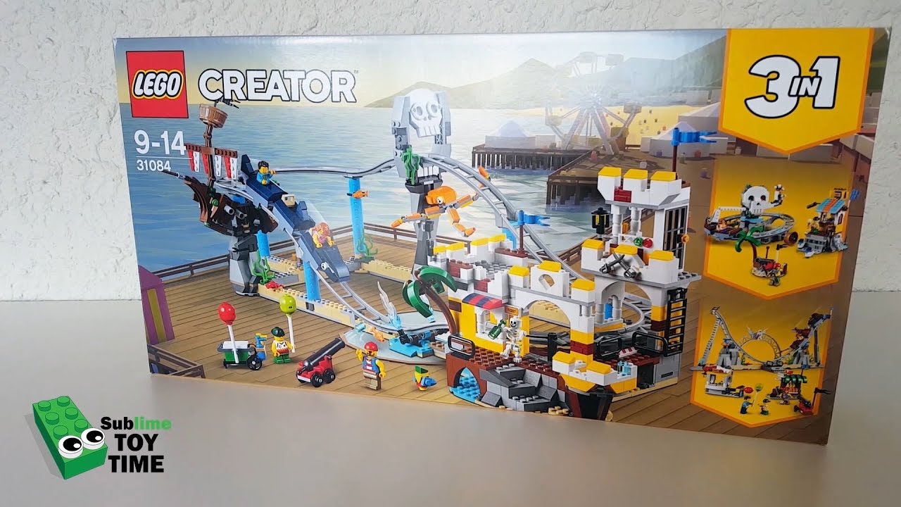 lego pirate roller coaster power functions
