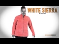 White Sierra Cozy Fleece Jacket (For Plus Size Women)