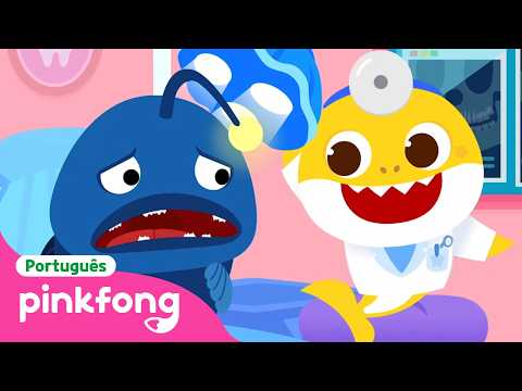 Criaturas Assustadoras do Mar Profundo 🏥 | Bebê Tubarão Dentista | Pinkfong! Canções para Crianças