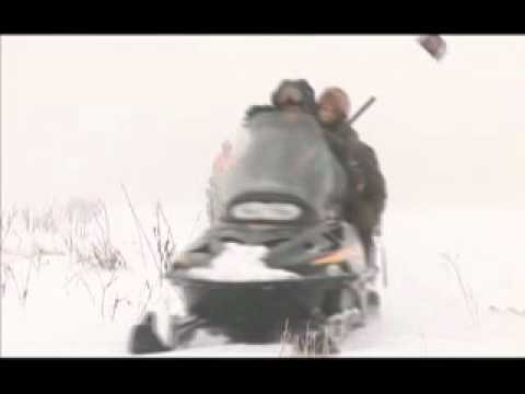 видео снегоход для охоты