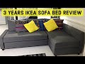 FRIHETEN Corner sofa-bed with storage, Skiftebo dark gray - REVIEW | 3 year REVIEW