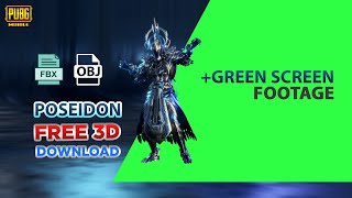 Poseidon x suite 3D Model N Greenscreen Footage Download