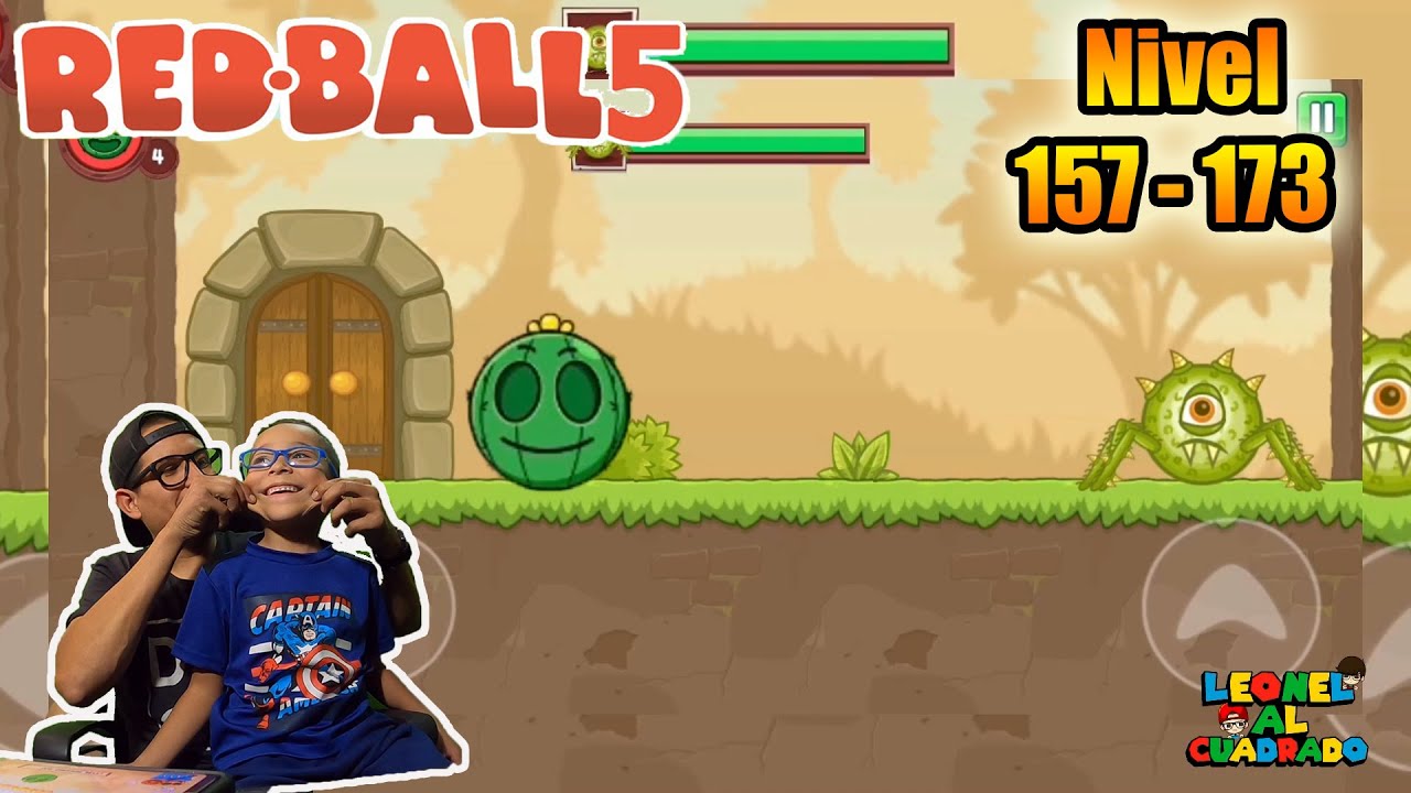 Bolita Roja 5 | Red Ball 5 | Nivel 157 - 173 | Juegos Para Niños