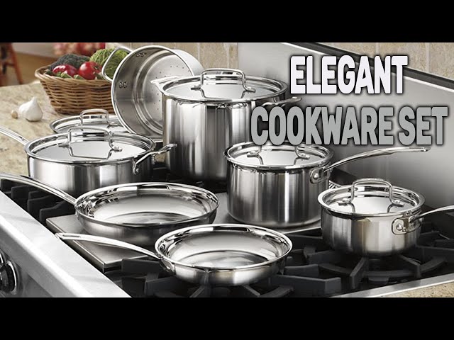 Cuisinart Multi Clad Pro 12 Piece Stainless Steel Cookware Set