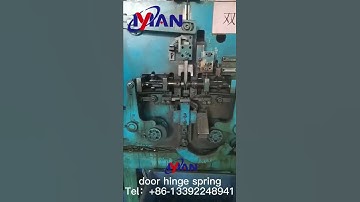 cabinet hinge spring manufacturing machine | spring machinery supplier  #spring #hingespring #hinge
