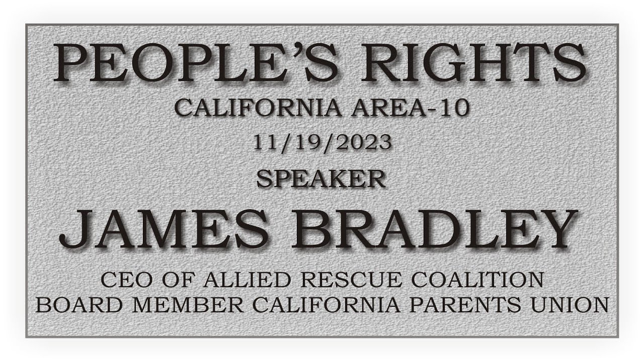 People's Rights presents - James Bradley - CPU board member and candidate for US Senate.