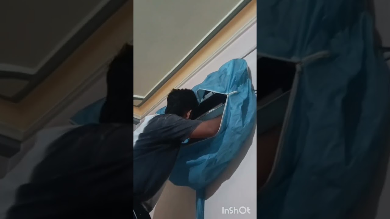 Vlog no - 1 , water leakage problem solution. Samsung ac non inverter. bally Ramchandrapur. 