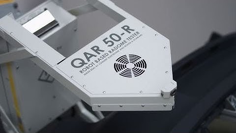 Automotive radome and bumper testing - QAR50-R robotic solution