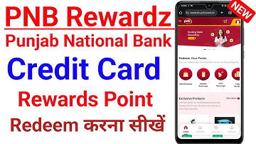 PNB Credit Card Rewards Point Redeem Kaise Kare | PNB Rewardz | PNB Credit Card
