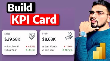 Hoe maak je een KPI-visualisatie in Power BI | Power BI KPI-kaart tutorial