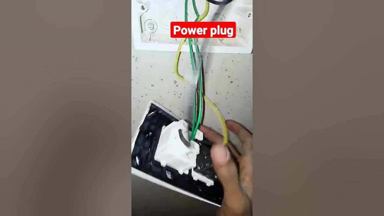 How to Power plug switch Wiring connection information by RP Electrical