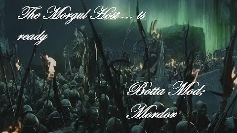 ROTWK BOTTA Mod: The Morgul Host is ready