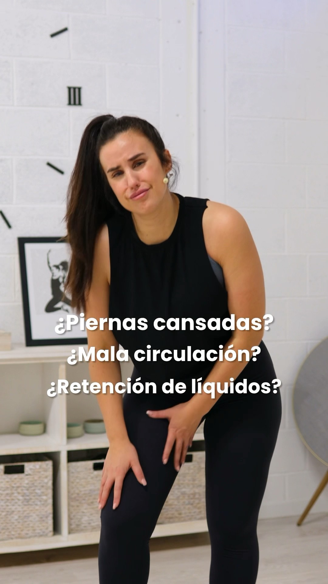 Ejercicios para piernas cansadas ?? #piernascansadas #malacirculacion