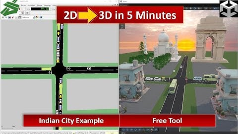 Turn SUMO to 3D Visualization for Any City in 5 Minutes – Free Tool (India Example)