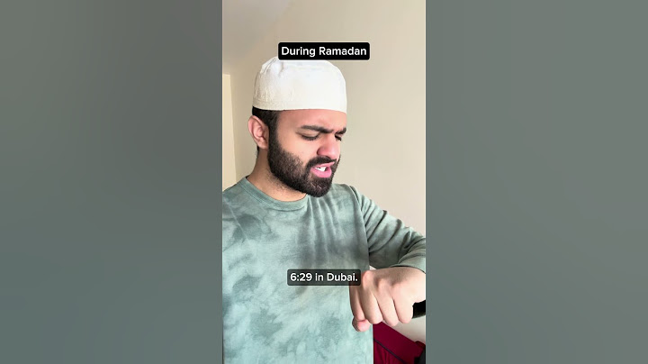 Asking What Time Maghrib Is: Before vs During Ramadan