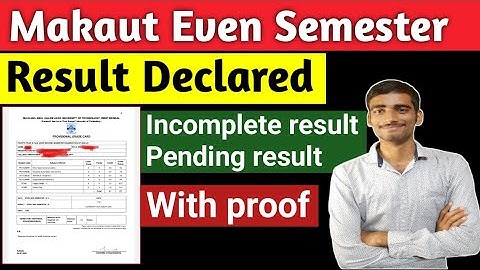 Makaut Even Semester Result😱| Confusions #makaut