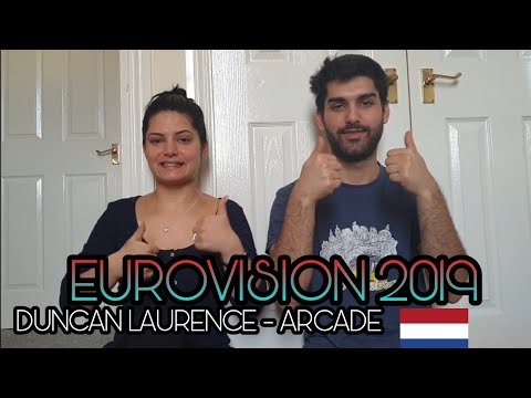 Duncan Laurence -Arcade (Music Video Reaction - The Netherlands Eurovision 2019) w/ my sister