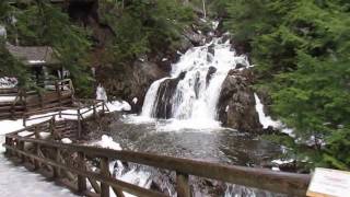 Run-off from thawing snow makes beautiful joseph howe waterfall in
victoria park, truro, nova scotia especially impressive!