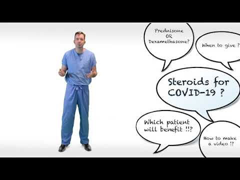 When to give steroids for COVID-19