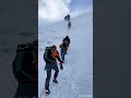 Challenging summit of Mount everest in himalayas 🏔️ #everest #himalayas #nepal #shortvideo