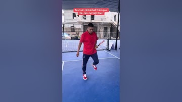 Sân pickleball thảm ngoài trời đầu tiên ở Việt Nam