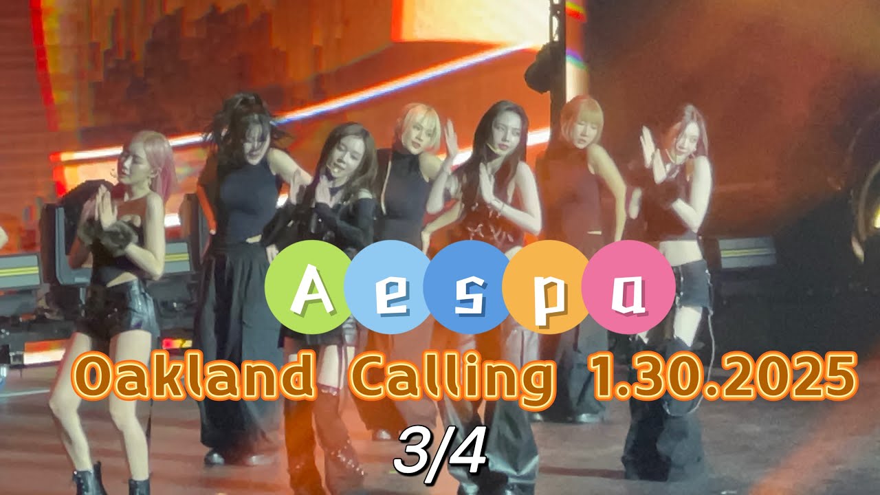 [3/4] Aespa Oakland 1.30.2025 Concert Experience