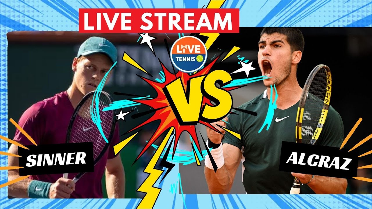CARLOS ALCARAZ VS JANNIK SINNER Indian Wells 2023 Semifinal Live Tennis Play by Play
