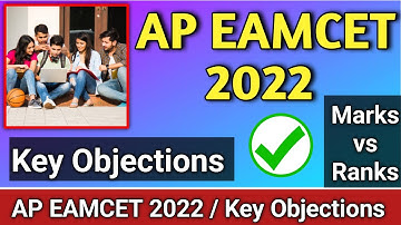 EAMCET 2022 KEY: Marks vs Ranks in the EAMCET