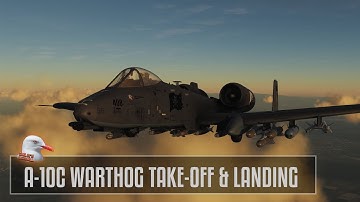DCS World : A-10C Takeoff & Landing Tutorial (VFR)