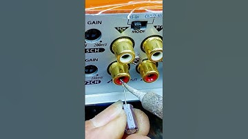 How to remove an RCA jack that is broken inside #tips #solution #Tutorial#jack #connector #rca