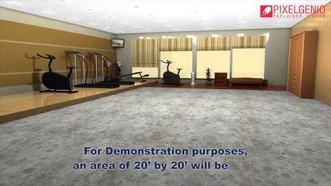 Rubber Flooring 3d animation explainer video | Pixelgenio