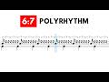 6 7 Polyrhythm For Drummers Step By Step Notation 6 7 Polyrhythm For Drummers Step By Step Notation