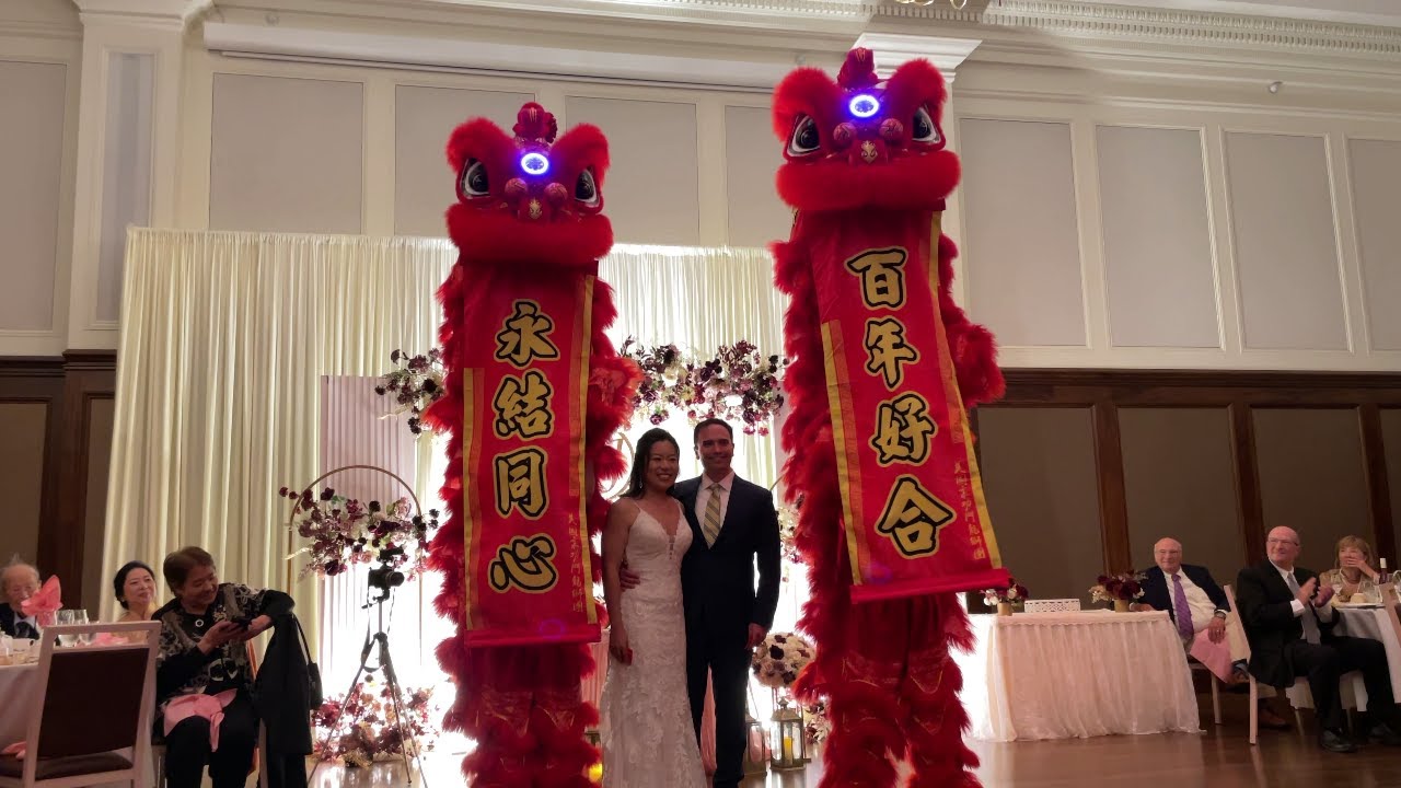 Lion Dance Me Double Lion Dance Wedding Performance