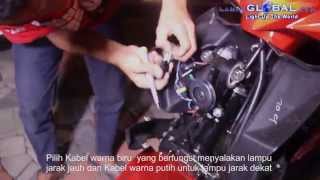 Cara Lengkap Instalasi Kabel Headlamp Modifikasi Projie | Wiring Installation Headlamp Projector