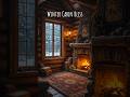 Winter Cabin Bliss • Blizzard & Cozy Fireplace #piano #sleepmusic #pianorelaxing