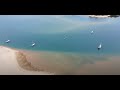 Sandbanks of seventeen seventy 1770  queensland australia  4k drone footage