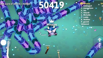 I Reached 50.000+ Snake.Io. Epic Snakeio Gameplay