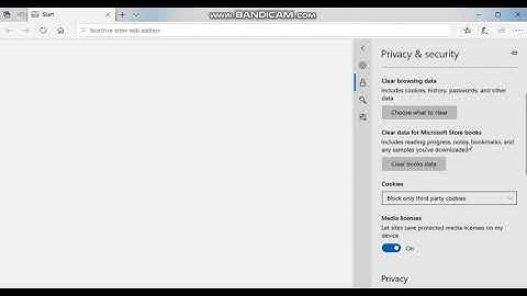 HOW TO BLOCK COOKIES in Microsoft EDGE?