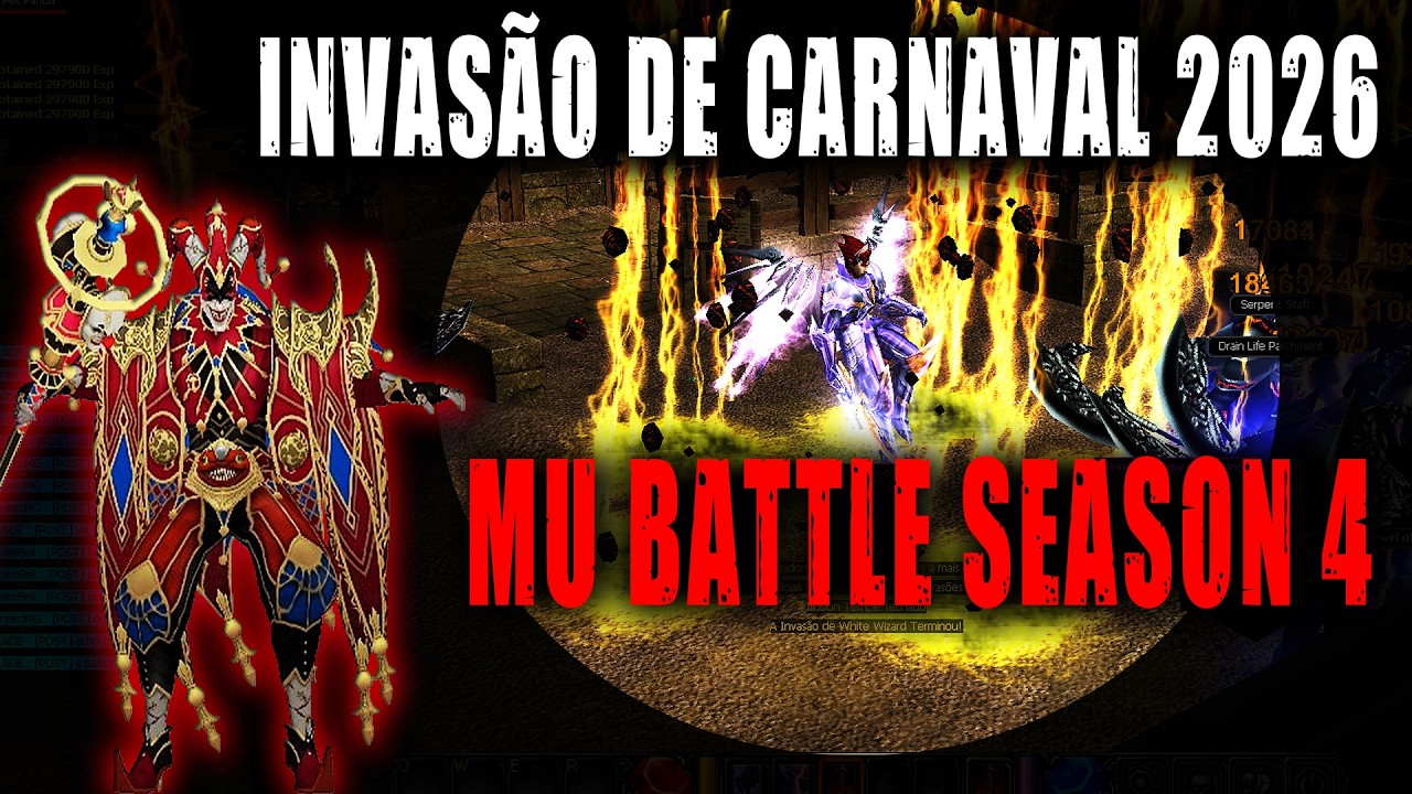 🦹 INVASÃO DE CARNAVAL - 2026 - MU BATTLE SEASON 4 HARD - 60 FPS