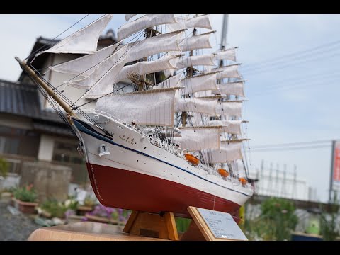 1/160 日本丸 帆付き　完成品　手作り　ウッディジョー hqdefault.jpg