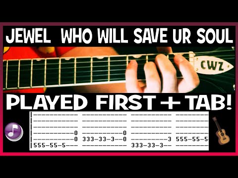 Jewel Who Will Save Your Soul Guitar Chords Lesson x Tab Tutorial