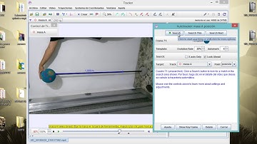 Cálculo de la gravedad con Tracker, física 1